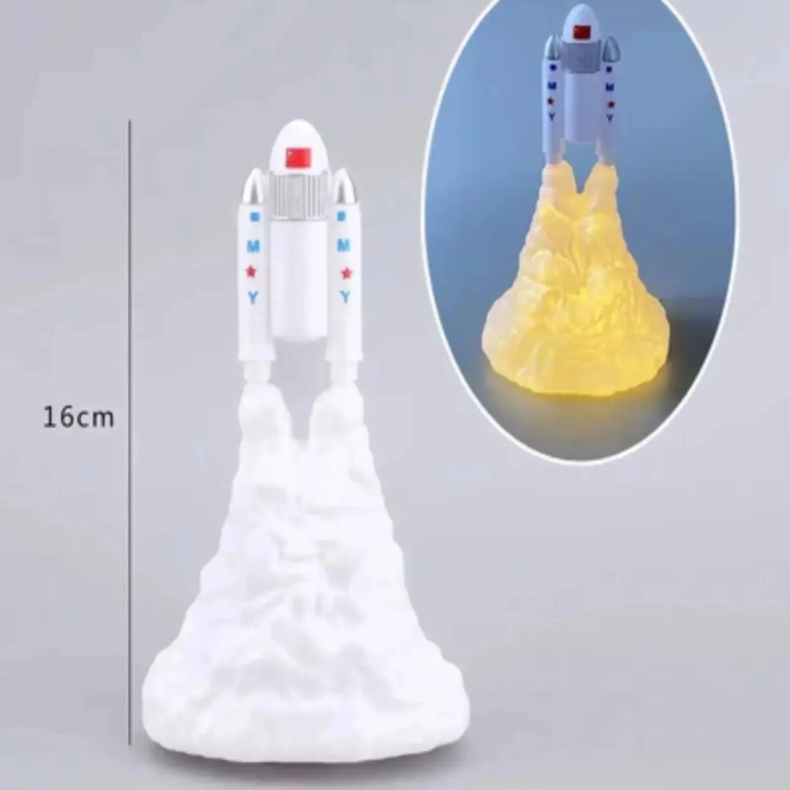 Cosmic Voyage Rocket LED Lamp - Image 6