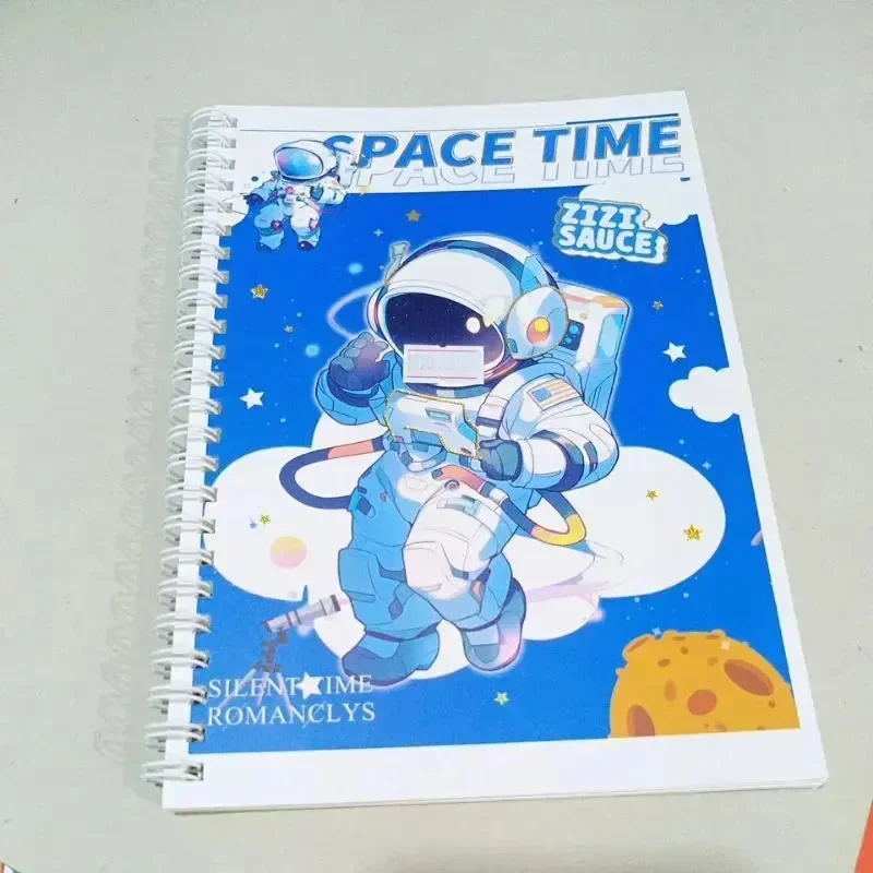 Space Time Astronaut Themed A5 Spiral Notebook - Image 4