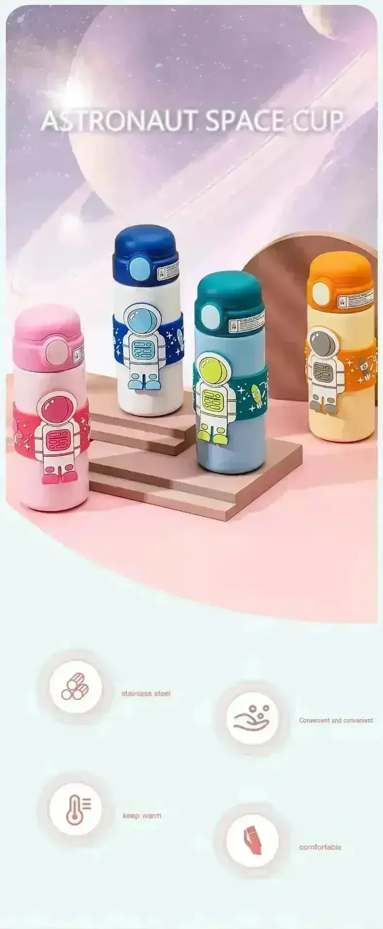 Space Astronaut Water Bottle - Image 8