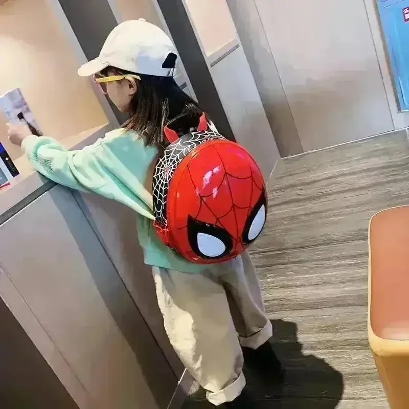 Spiderman 3D Glowing Backpack For Kids - Image 3