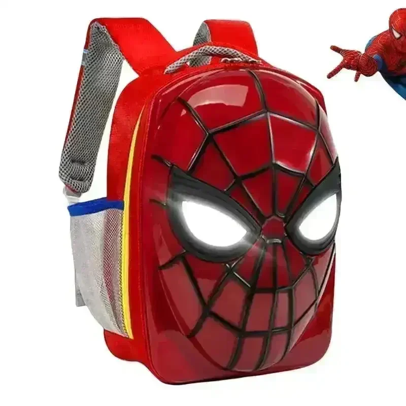 Spiderman 3D Glowing Backpack For Kids - Image 6