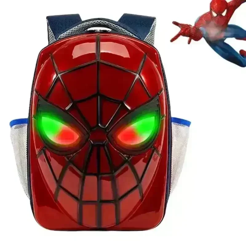 Spiderman 3D Glowing Backpack For Kids - Image 7