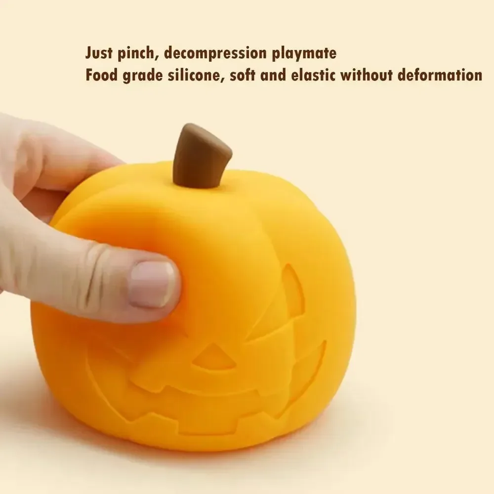 Spooky Pumpkin Silicon Night Lamp - Image 5