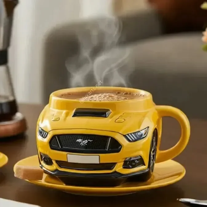 Sports Car Shaped Coffee Mug (400 ml) - Image 11