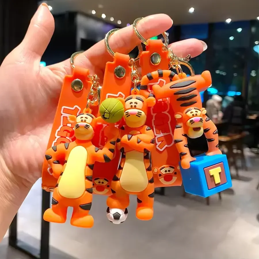 Sporty Playful Tigger Keychain