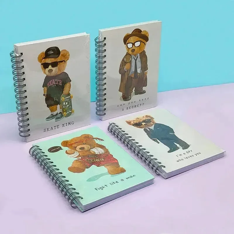 Spy Teddy A5 Spiral Notebook