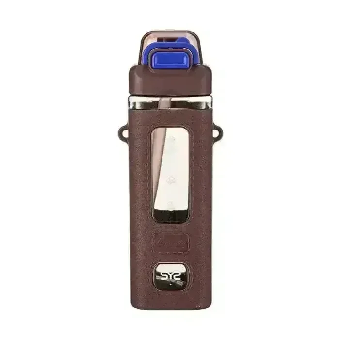 Square Motivational Straw Water Bottle (700 ml) - Image 5