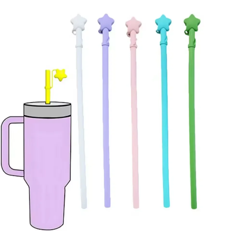 Star Shaped Silicone Straw for Stanley - Image 3