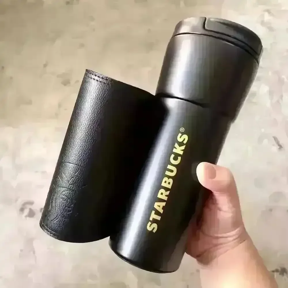 Starbucks Premium Leather Cover Bottle (500 ml) - Image 7