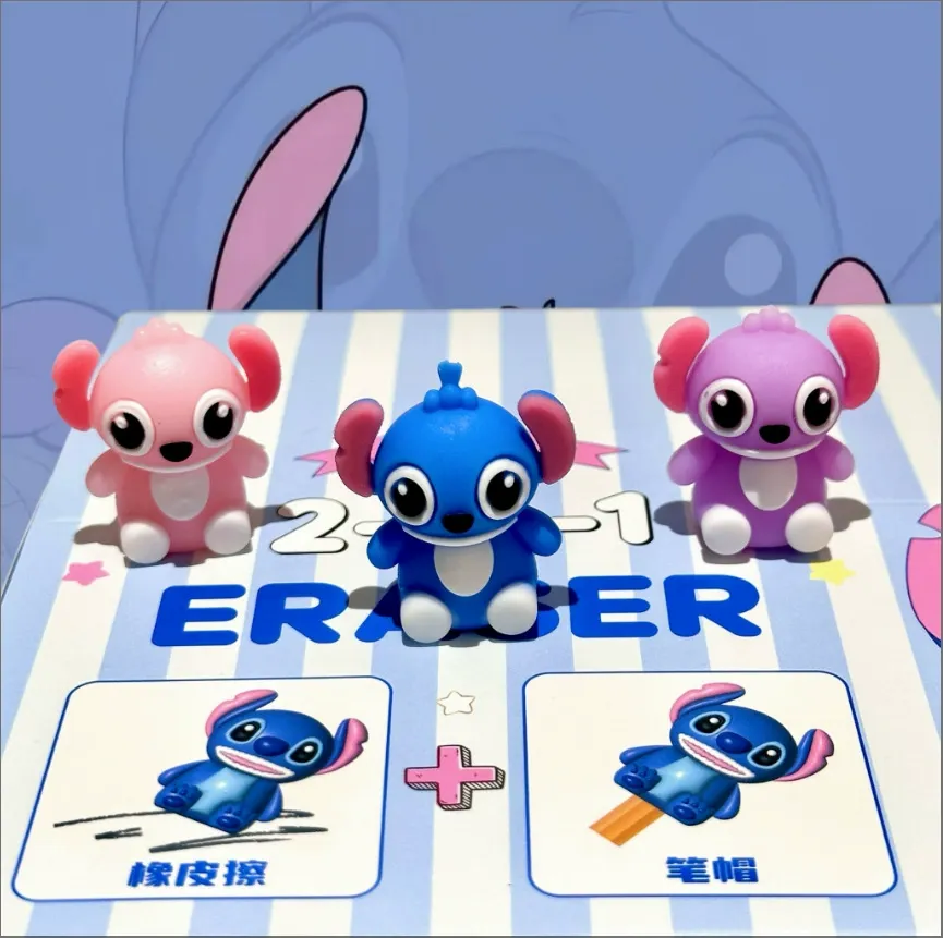 Stitch 2-in-1 Eraser & Pencil Protective Cap - Image 3