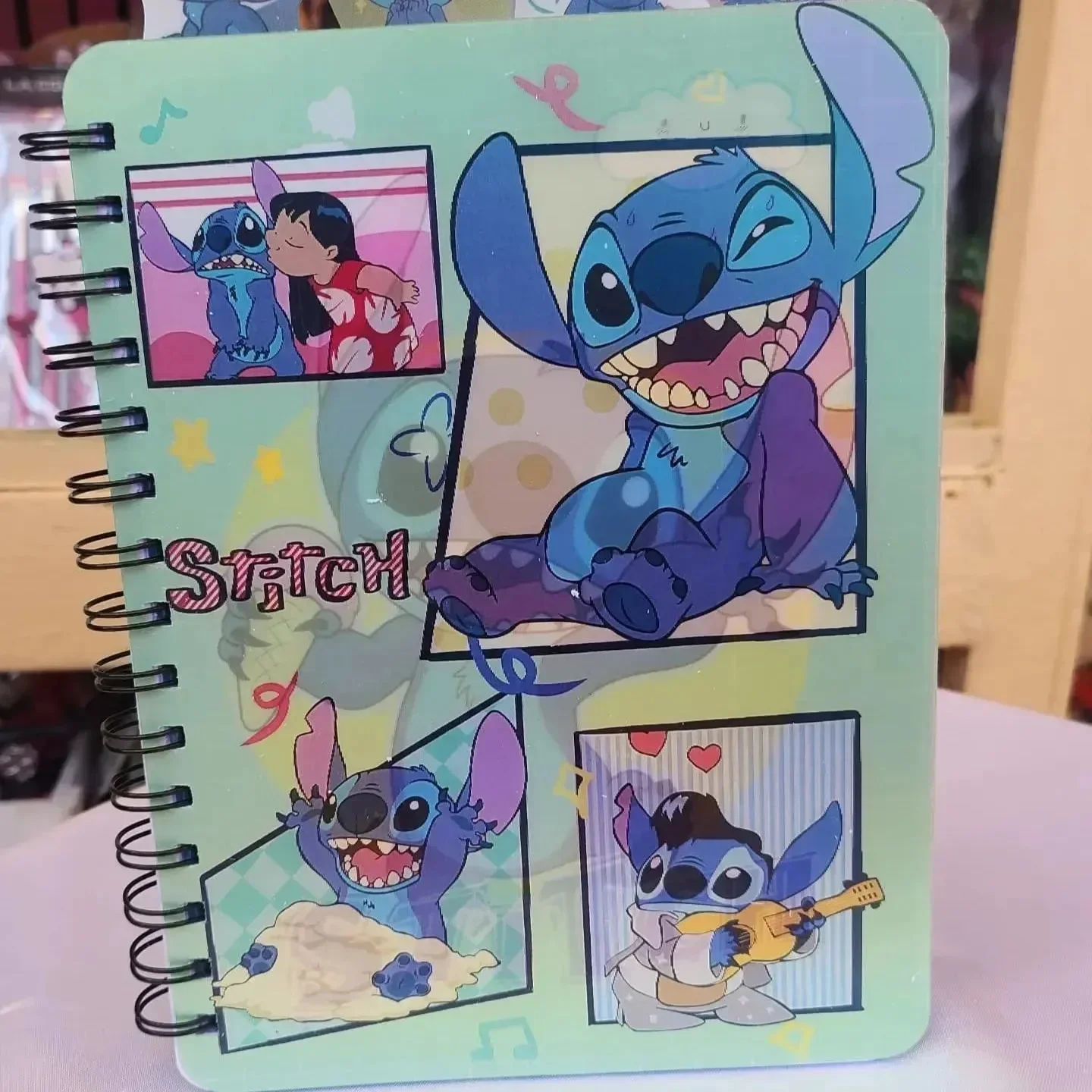Stitch Aloha Motion A5 Spiral Journal