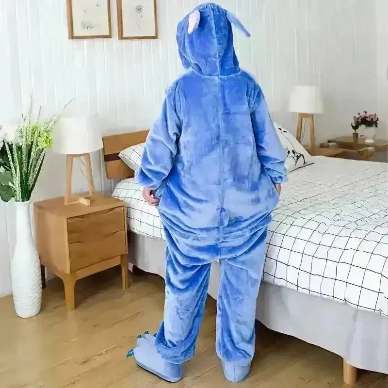 Stitch and Angel Plush Onesie Pajama Suit - Image 5