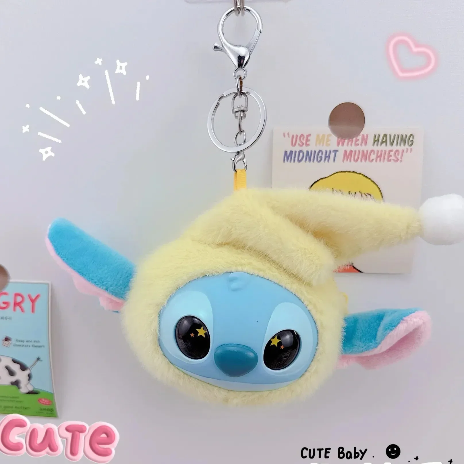 Stitch Big Head Eat Before Sleep Keychain - Image 8