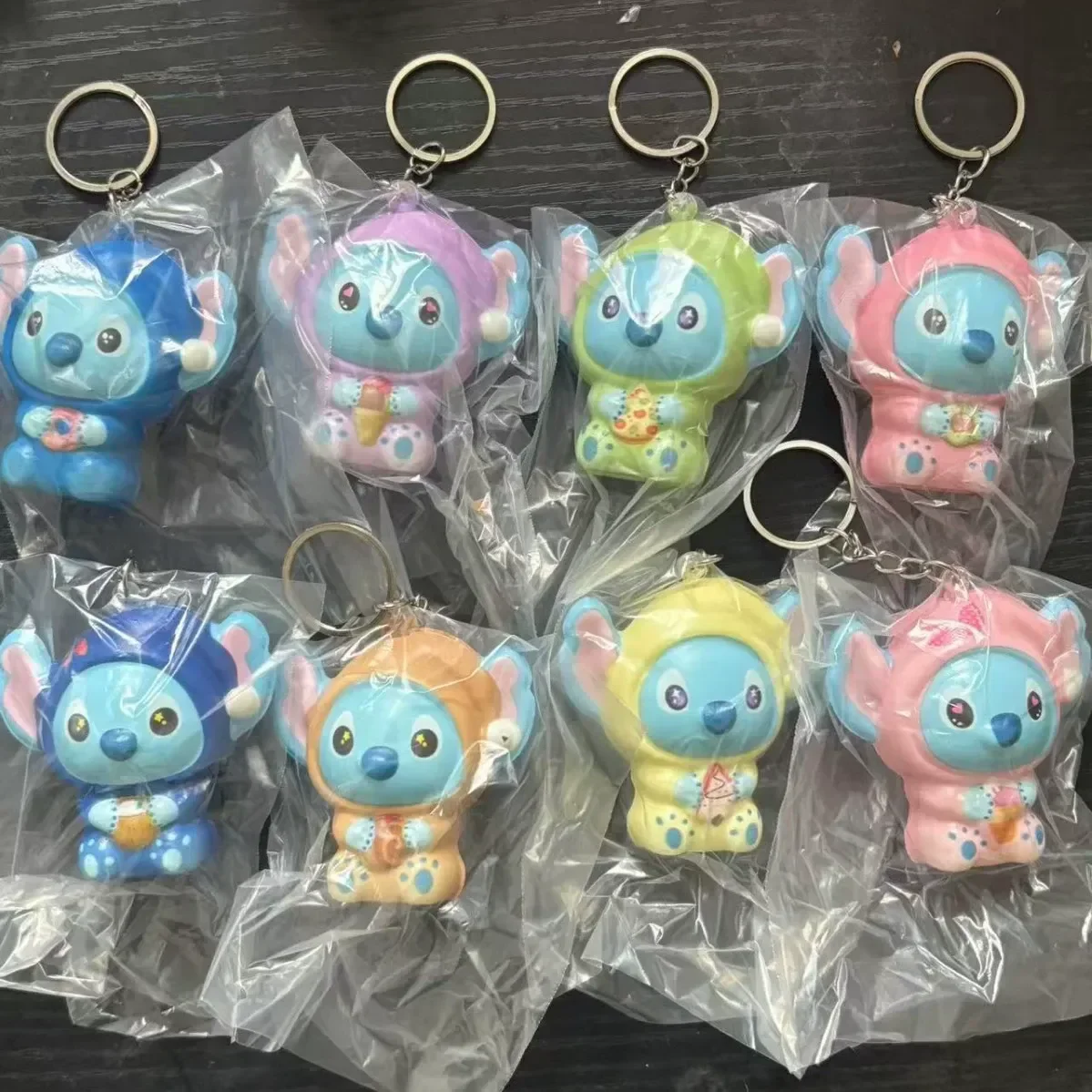 Stitch Eat Before Sleep Squishy Keychain - Image 2