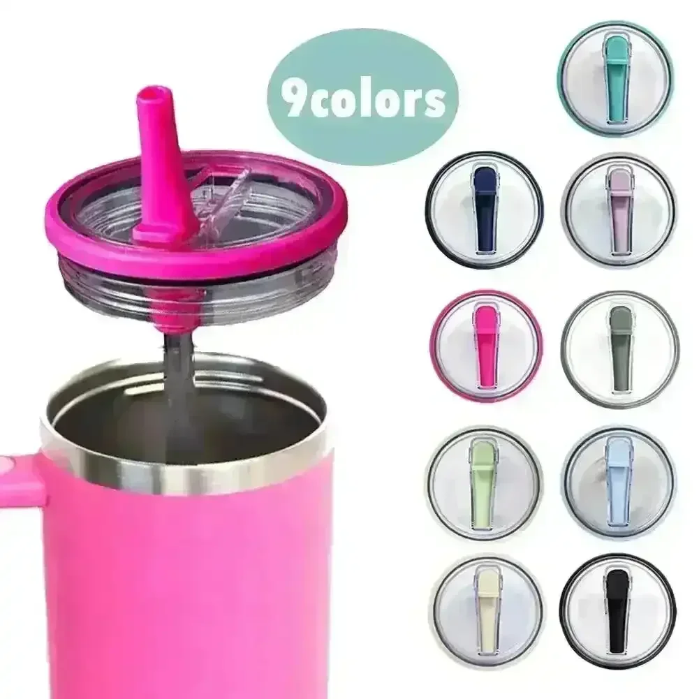 Straw Based Leakproof Lid For Stanley 40 oz Tumblers