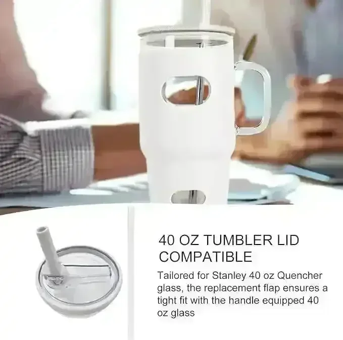 Straw Based Leakproof Lid For Stanley 40 oz Tumblers - Image 3