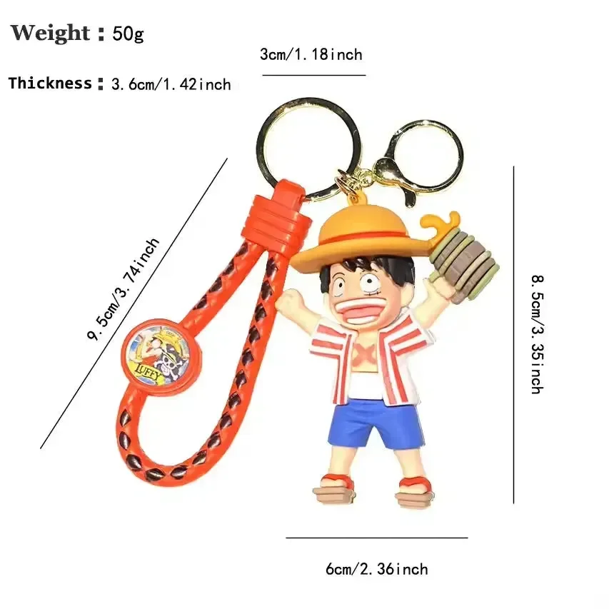 Straw Hat Cheers One Piece Keychain - Image 14