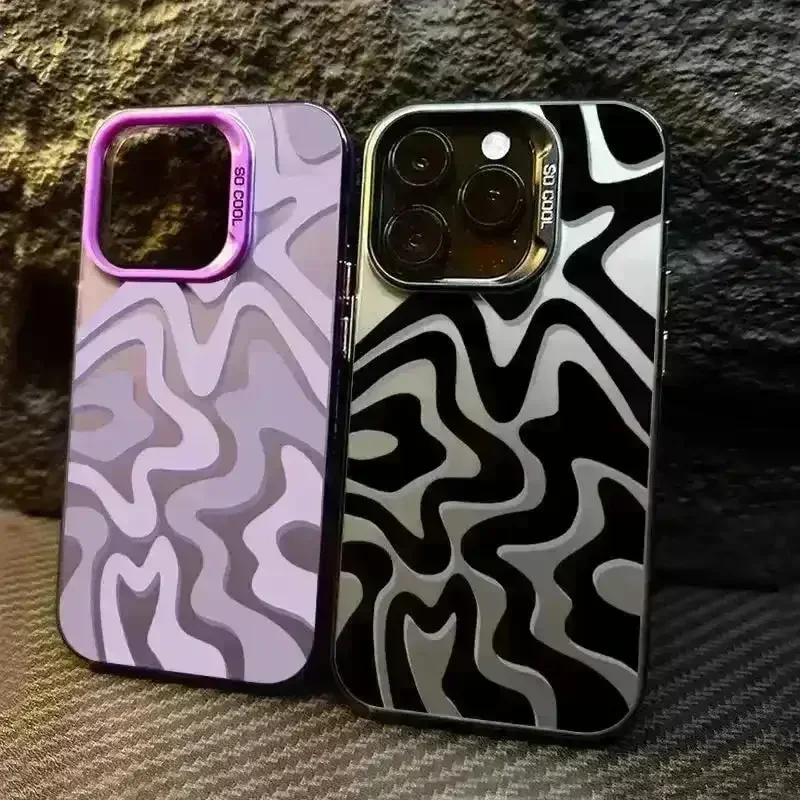 Striped Matte Texture Phone Case (For iPhones) - Image 2