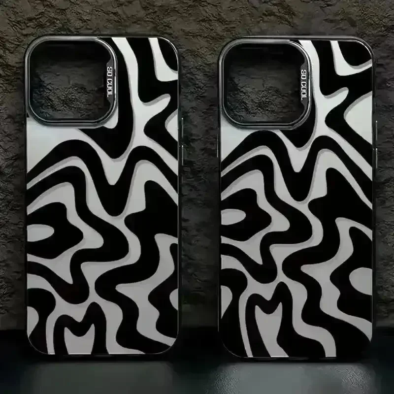 Striped Matte Texture Phone Case (For iPhones) - Image 3
