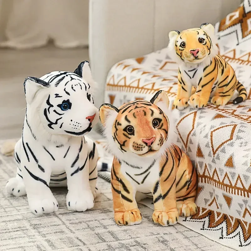 Stripy Snuggler Realistic Tiger Cub Plushie (20 cm) - Image 2