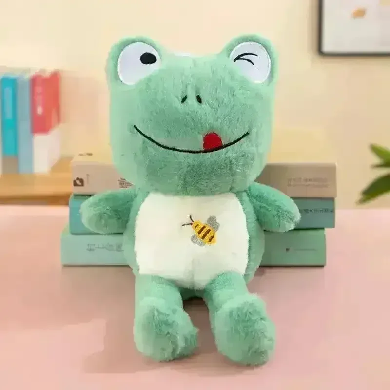Stuffed Frog Winking Plush Toy (40 cm) - Image 2