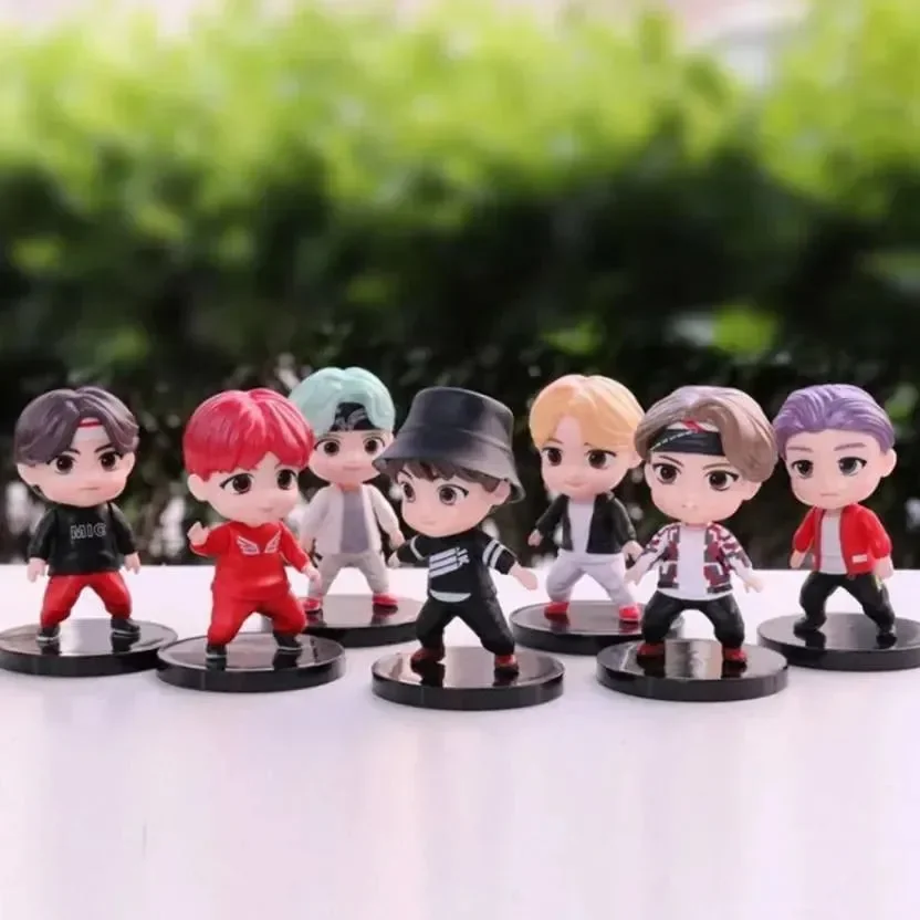 Stylish BTS 3D Figurine Keychains - Image 2
