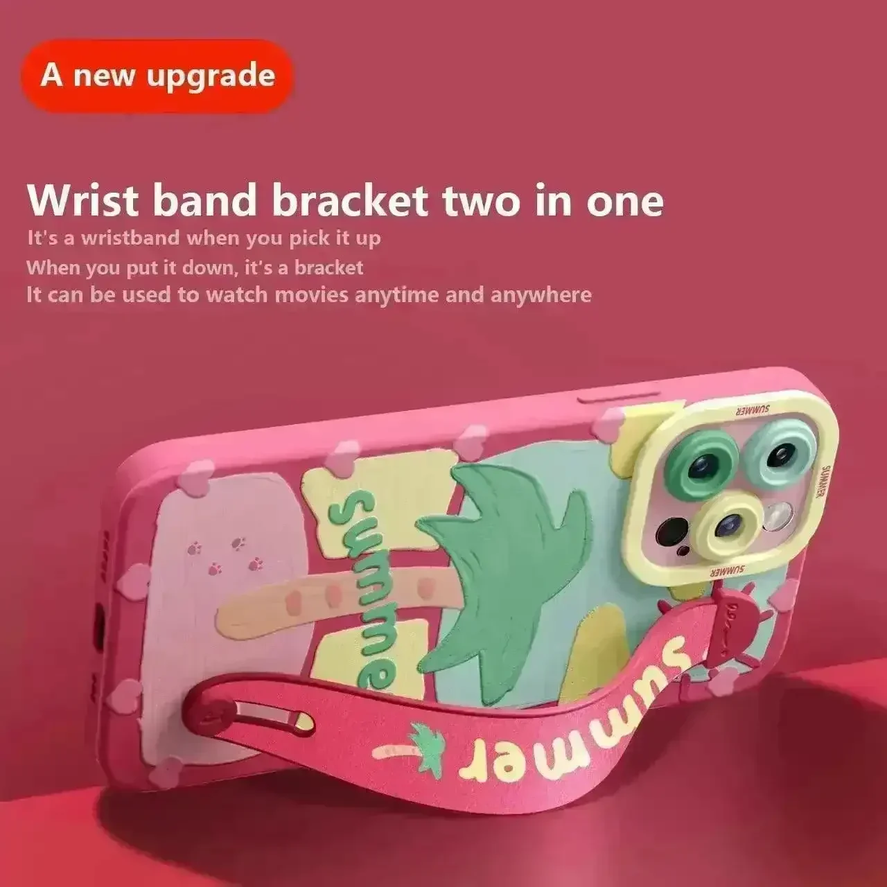 Summer Deluxe Wrist Band Bracket Case (For iPhone) - Image 3