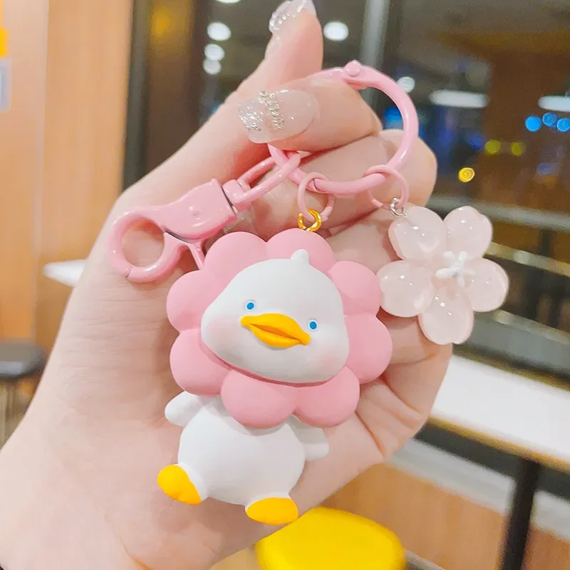 Sunkissed Blooming Duck 3D Keychain - Image 5