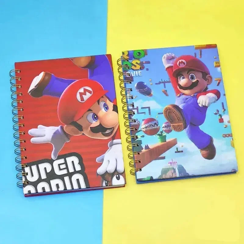 Super Mario A5 Spiral Notebook
