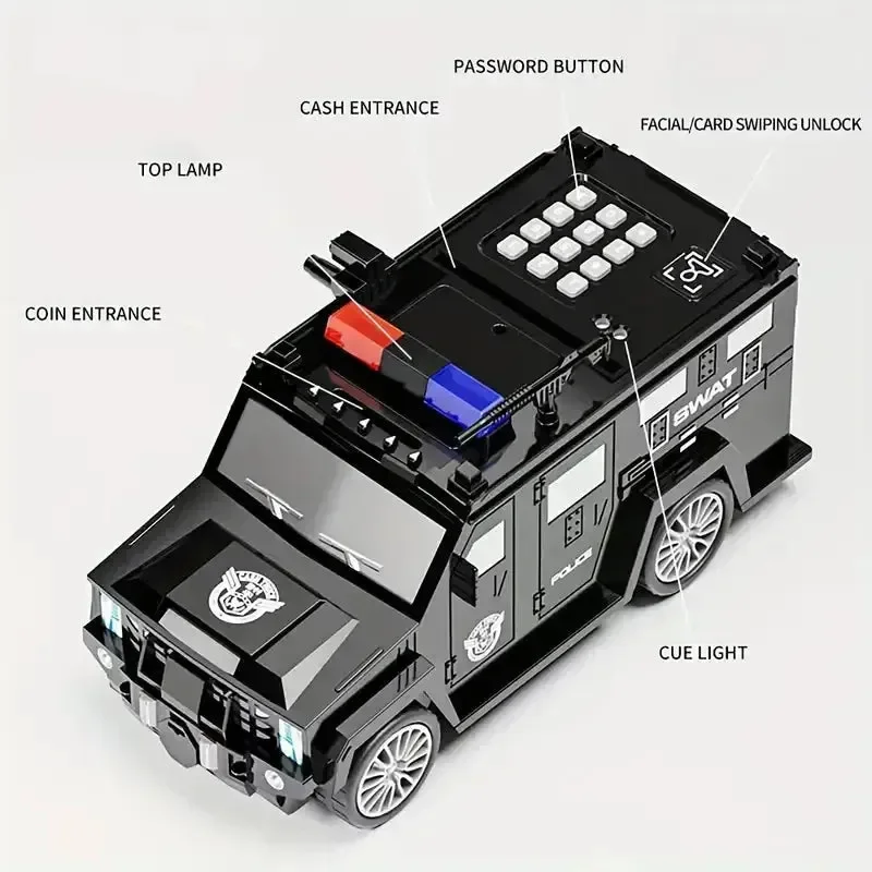 SWAT Cash Truck Piggy Bank - Image 4