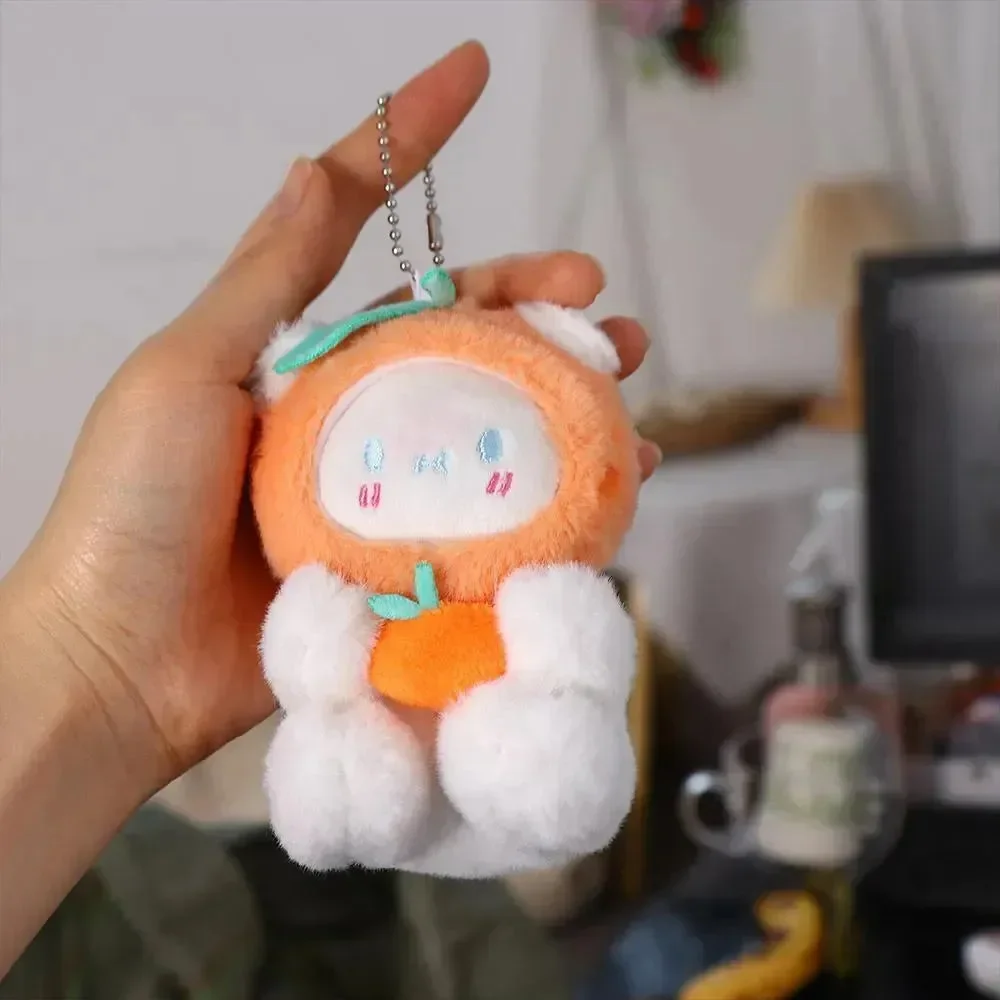 Sweet Blush Bear Plush Keychain - Image 3