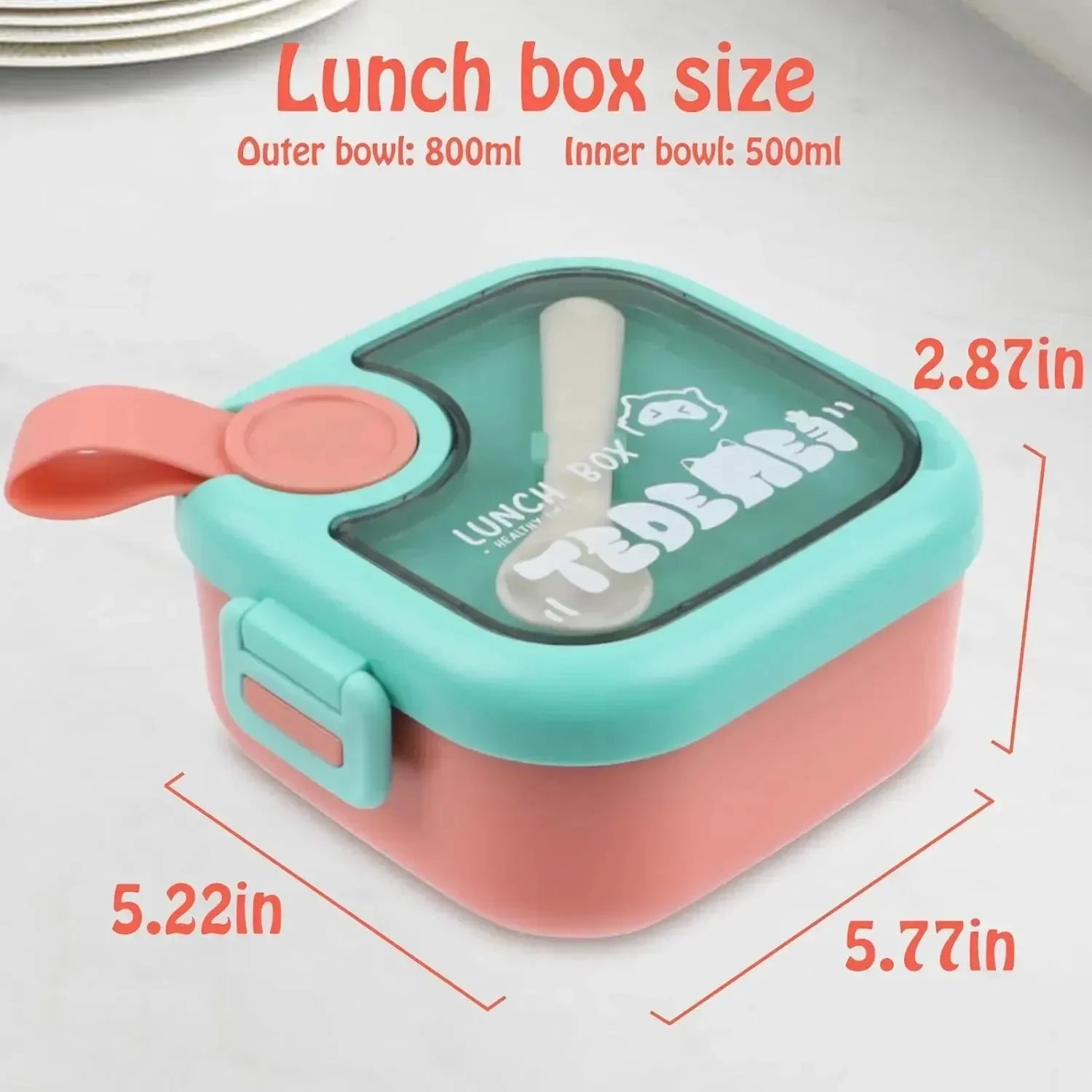 Tedemei Little Lunchling Box with Spoon - Image 15