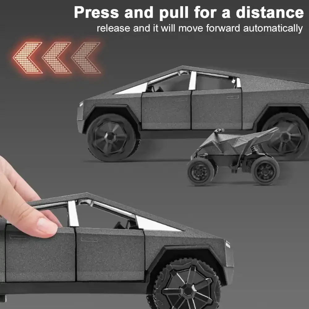Tesla 1:32 Diecast 3-in-1 Pickup Truck - Image 10
