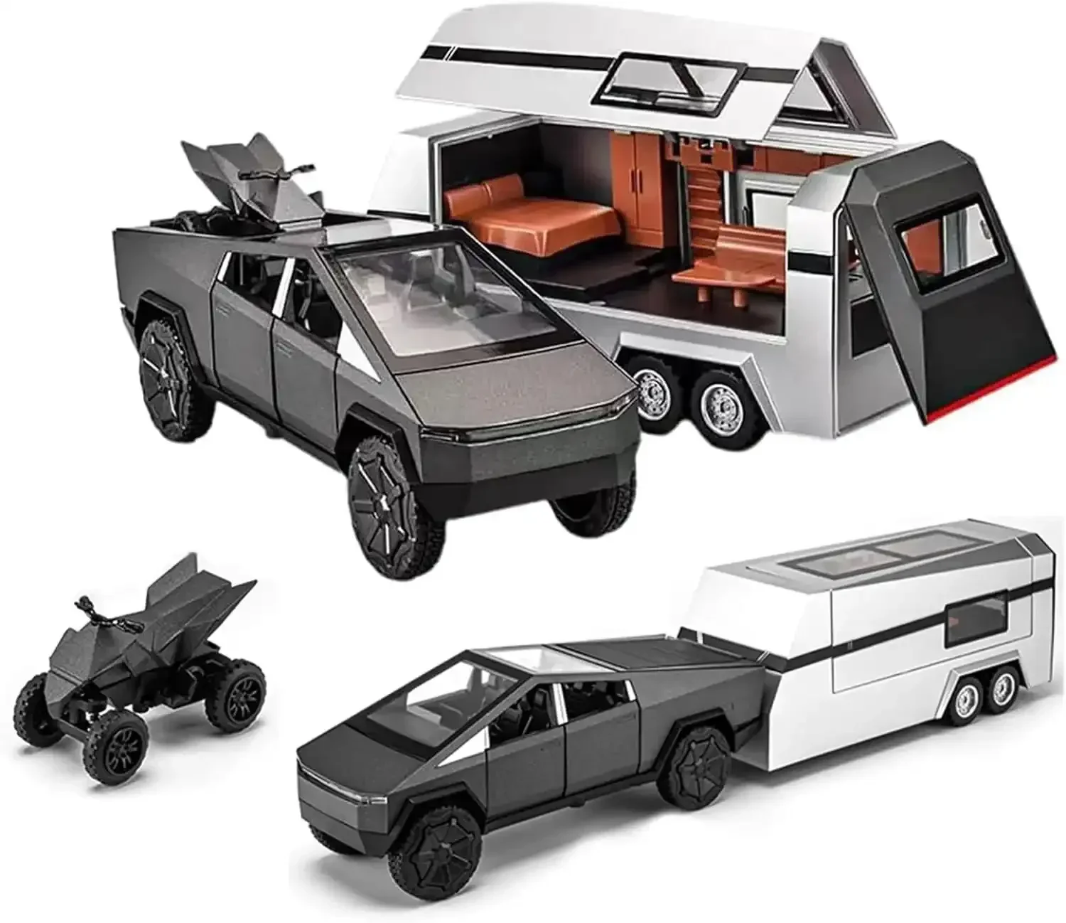 Tesla 1:32 Diecast 3-in-1 Pickup Truck - Image 19