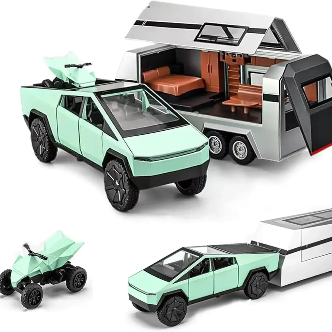 Tesla 1:32 Diecast 3-in-1 Pickup Truck - Image 20
