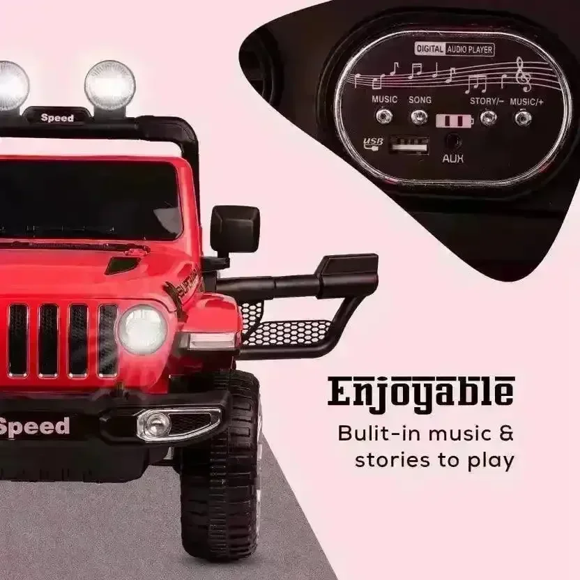 Thar Style Big Battery Powered Kids Jeep - Image 4