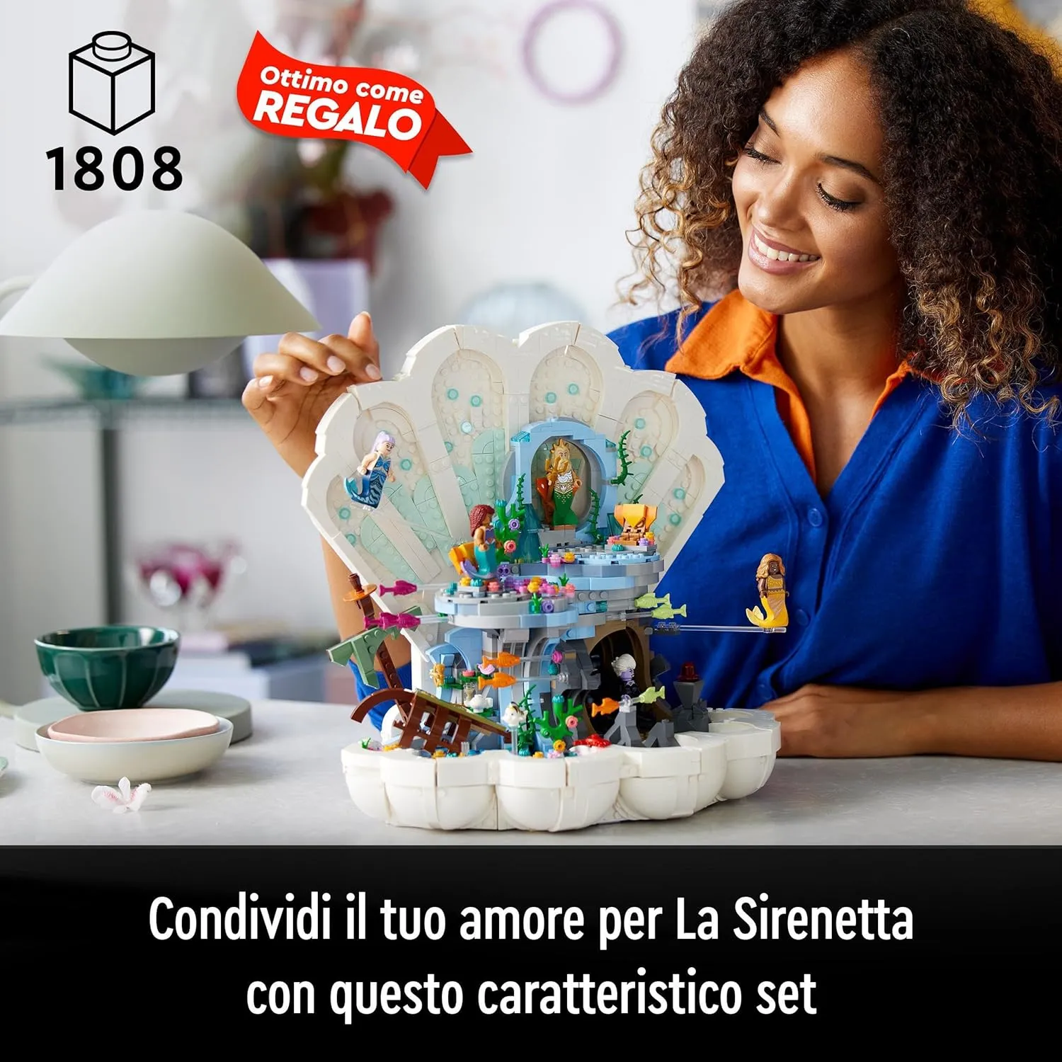 The Little Mermaid Clamshell Building Blocks (1808 Pcs) - Image 5