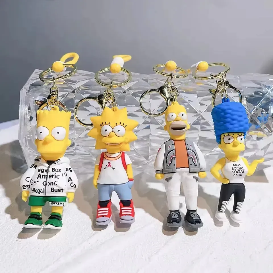 The Simpsons Springfield Squad Keychain - Image 2