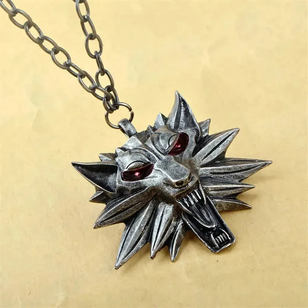 The Witcher Glowing Wolf LED Pendant - Image 6