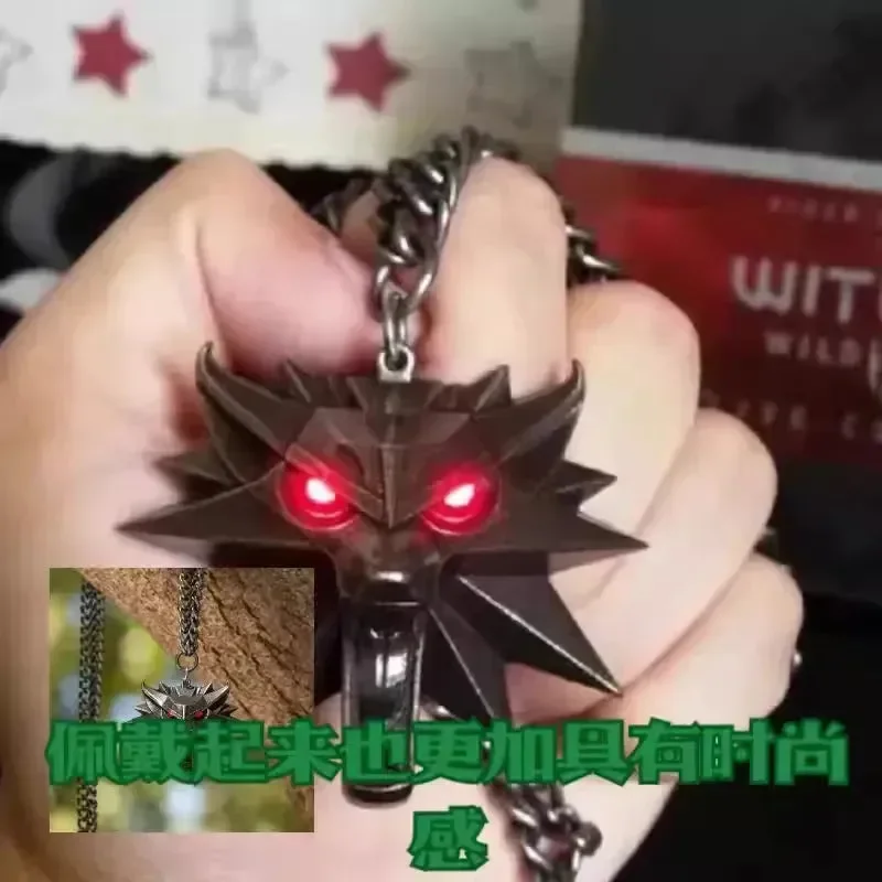 The Witcher Glowing Wolf LED Pendant - Image 7