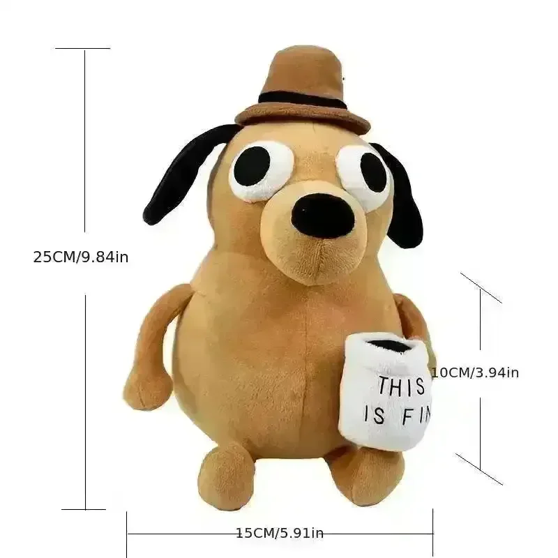 This is Fine Meme Dog Plushie (25 cm) - Image 10