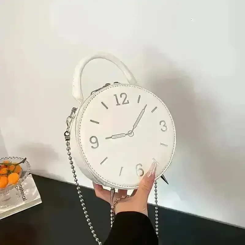 Timeless Round Clock Handbag - Image 3