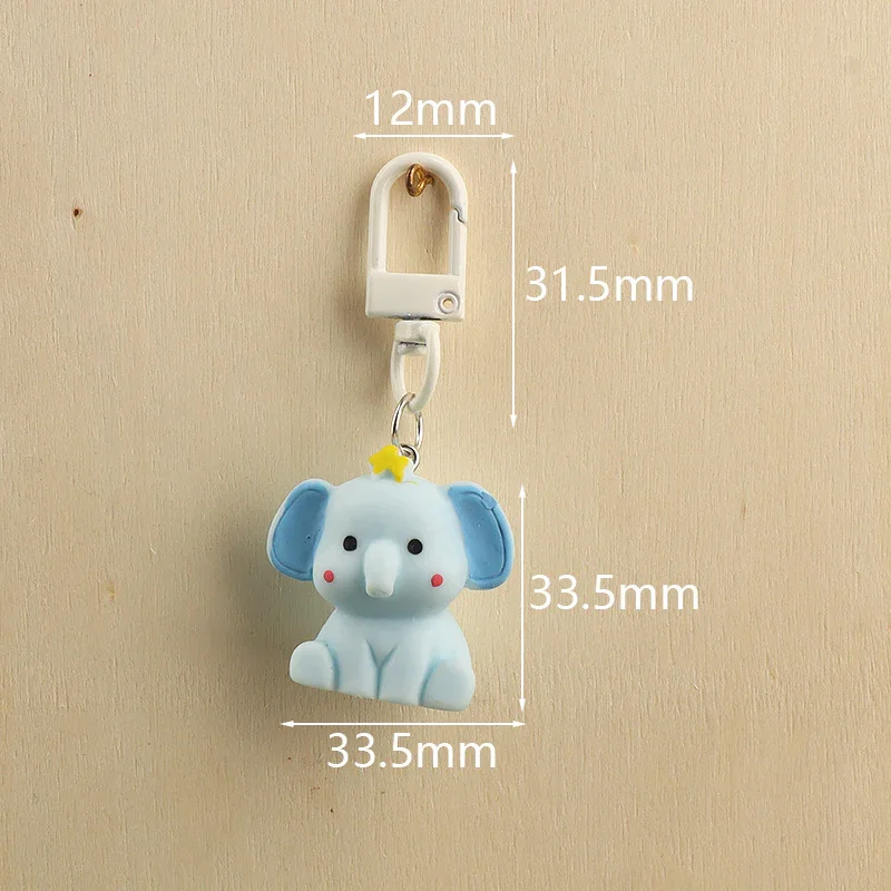Tiny Titan Elephant Charm Keychain - Image 6