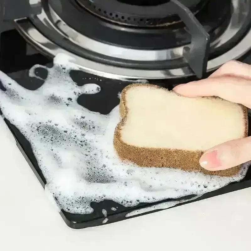 Toast Sandwich Dishwashing Sponge Scrub Wipe - Image 5