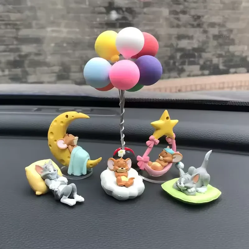 Tom and Jerry Mini Sleeping Figurines (Set of 5)