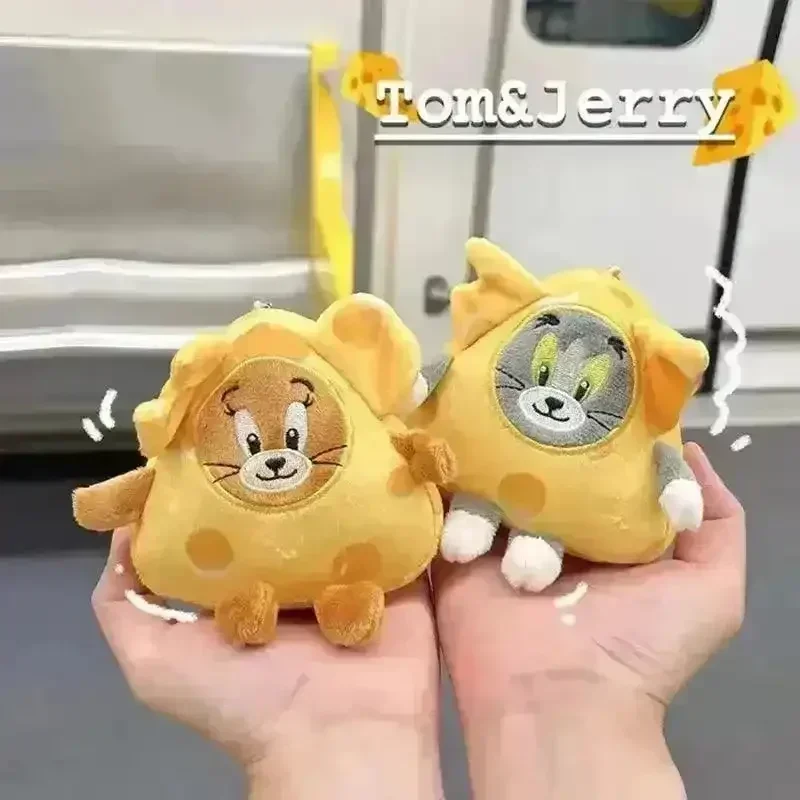 Tom & Jerry Cheese Block Plush Keychain - Image 2
