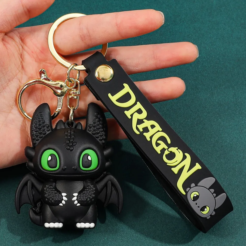 Toothless & Light Fury Elite Dragon Keychains - Image 15