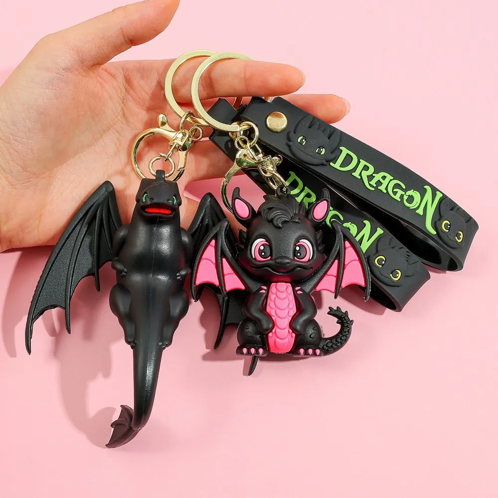 Toothless & Light Fury Elite Dragon Keychains - Image 9