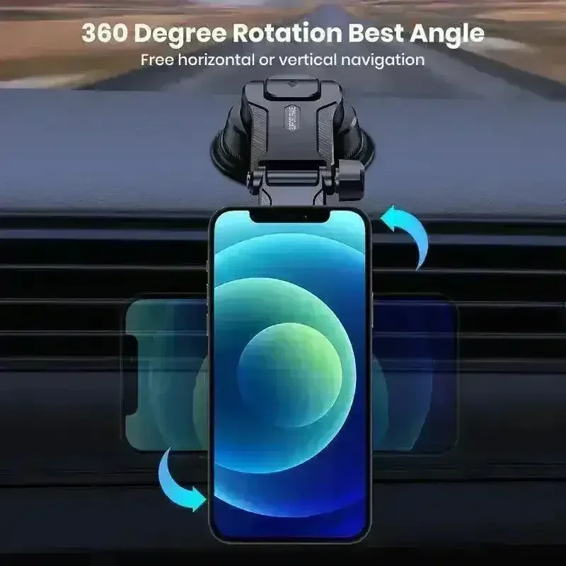TOPK N52 Magnetic Car Phone Holder For Dashboard - Image 6