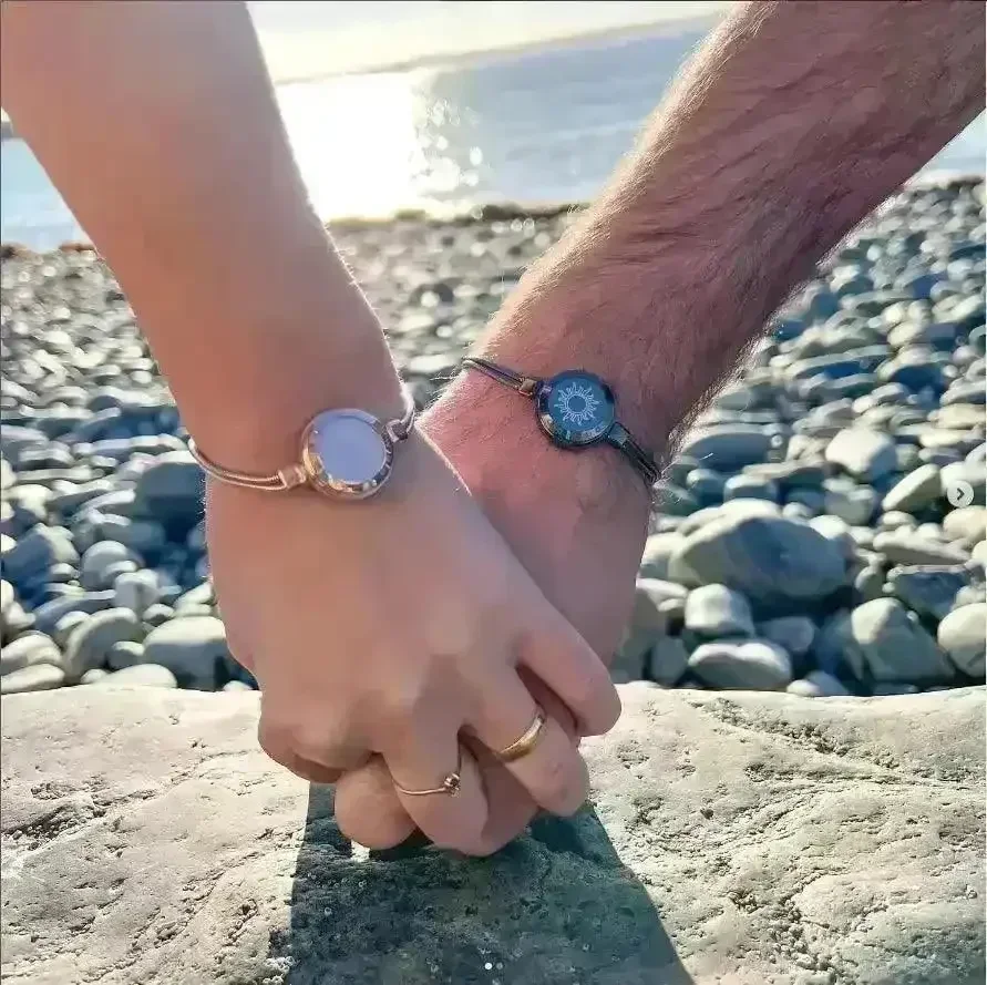 Long Distance Couple Love Bracelets (Set of 2) - Image 3
